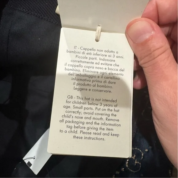 Gucci Double GG Logo Sapphire Blue Gold Velvet Baseball Cap Hat - Picture 12 of 14